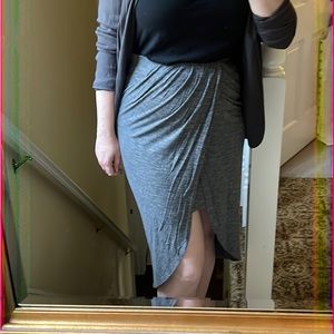 Anthropologie Gray skirt